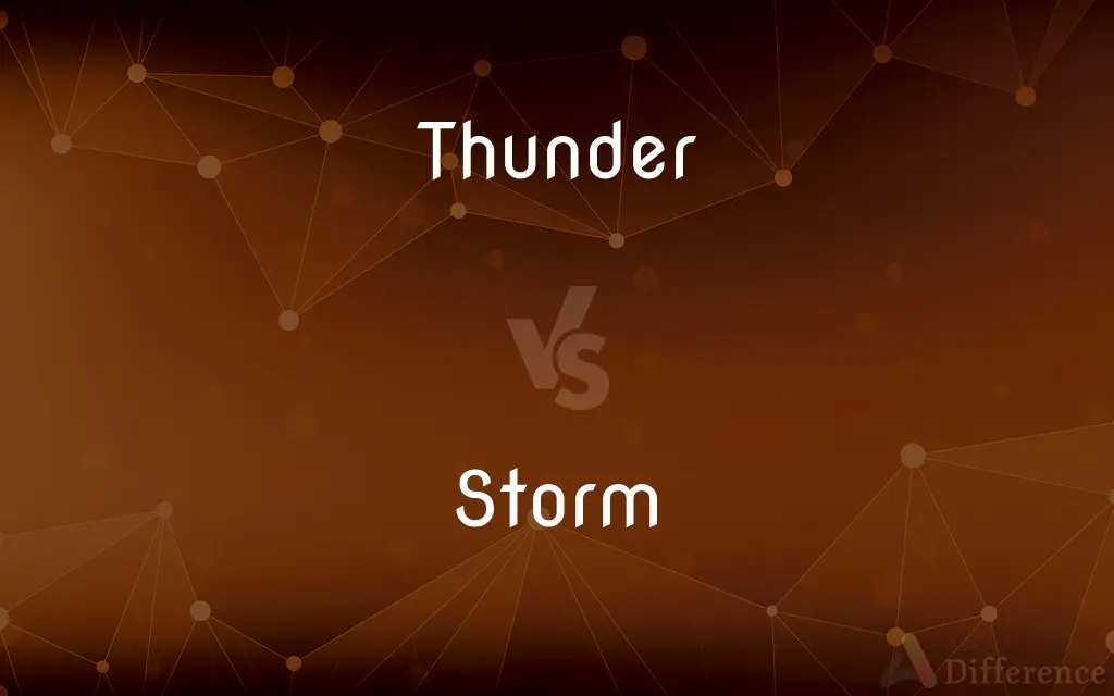 Thunder vs. Storm — What's the Difference?