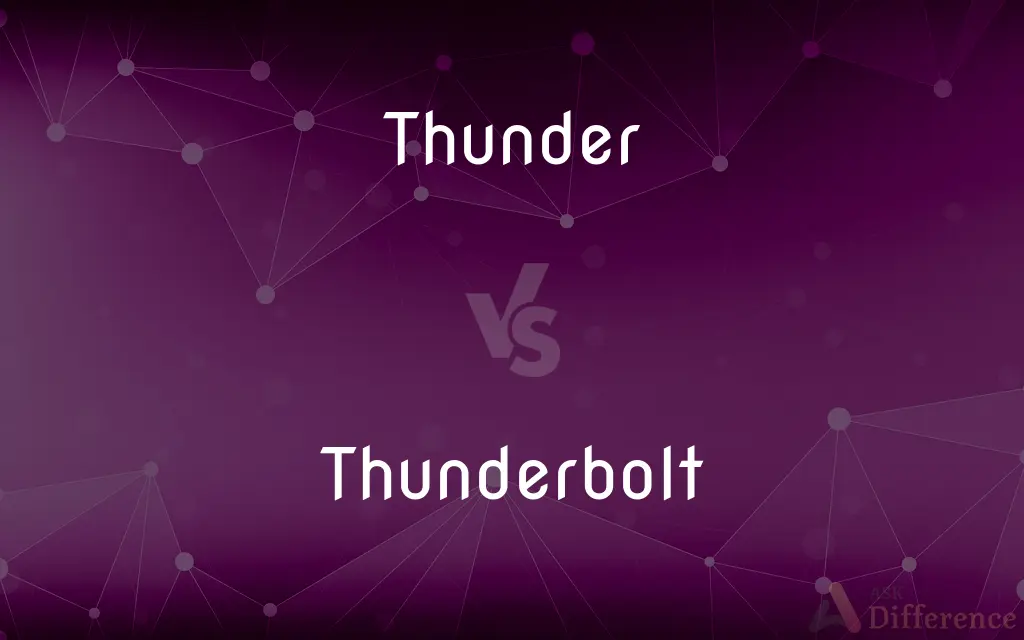 Thunder vs. Thunderbolt — What's the Difference?