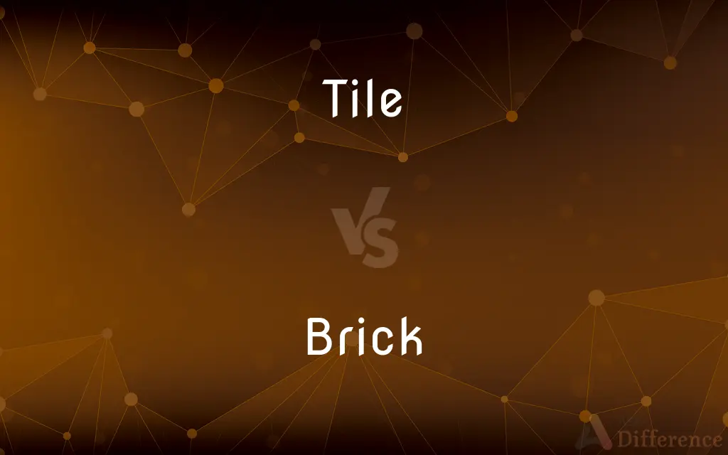 Tile vs. Brick — What's the Difference?