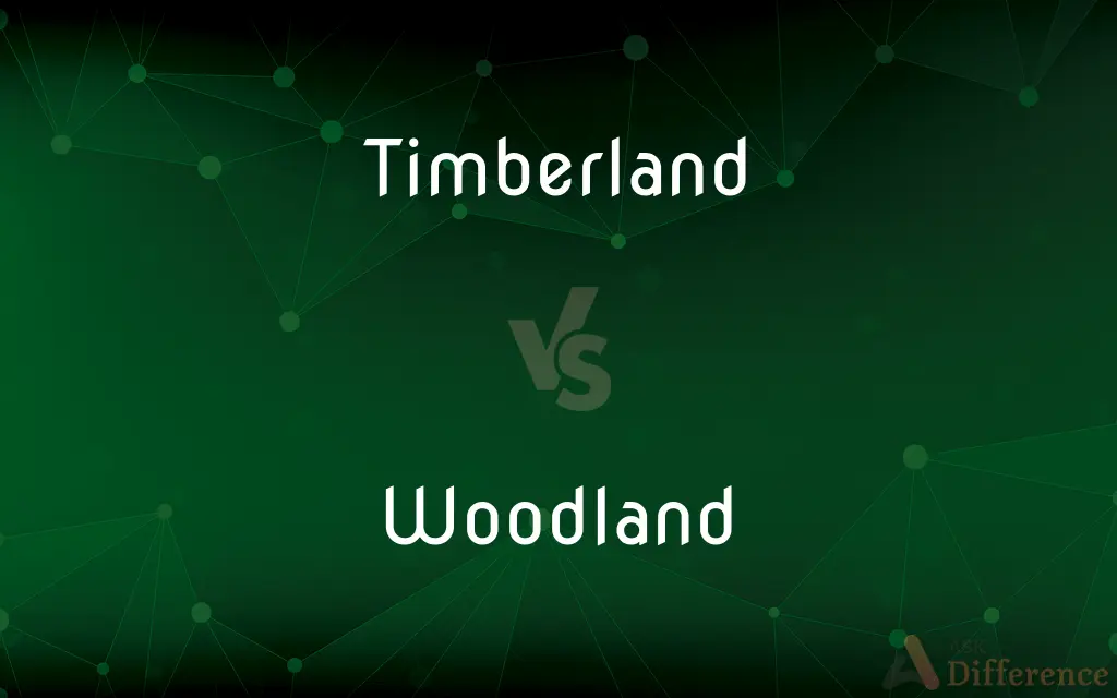 Timberland vs. Woodland — What's the Difference?