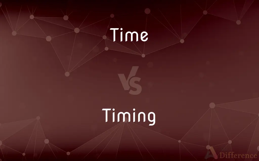 Time vs. Timing — What's the Difference?
