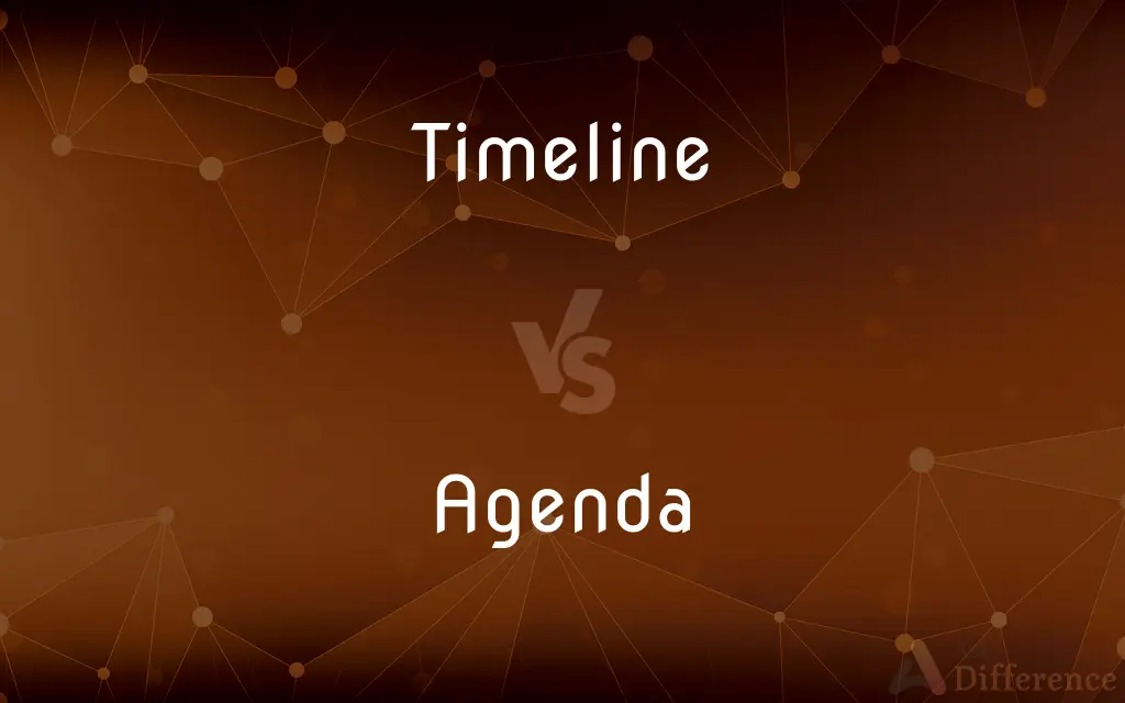 Timeline vs. Agenda — What's the Difference?