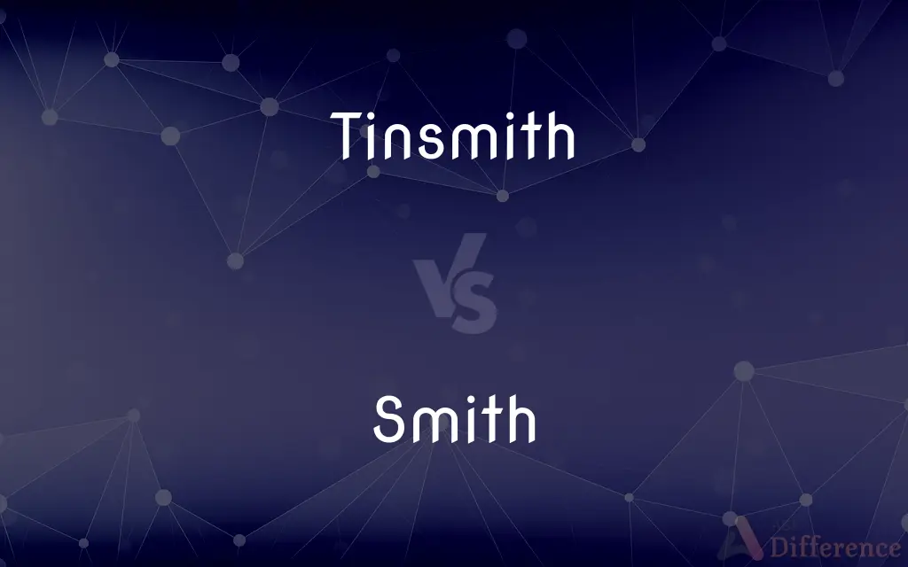 Tinsmith vs. Smith — What's the Difference?