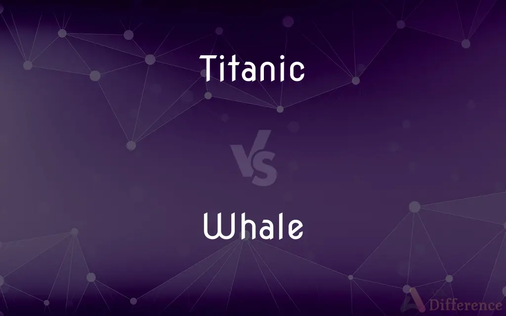 Titanic vs. Whale — What's the Difference?
