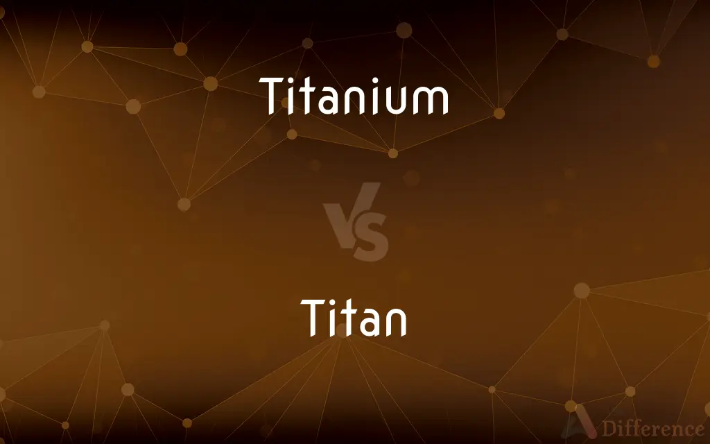 Titanium vs. Titan — What's the Difference?
