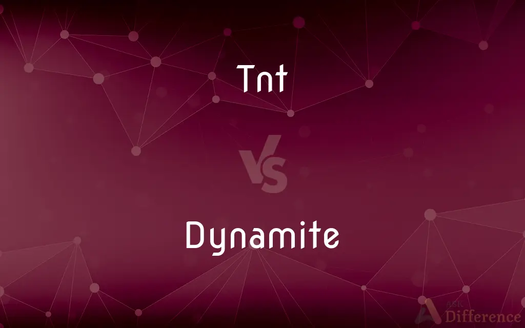 TNT vs. Dynamite — What's the Difference?