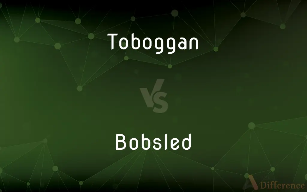 Toboggan vs. Bobsled — What's the Difference?