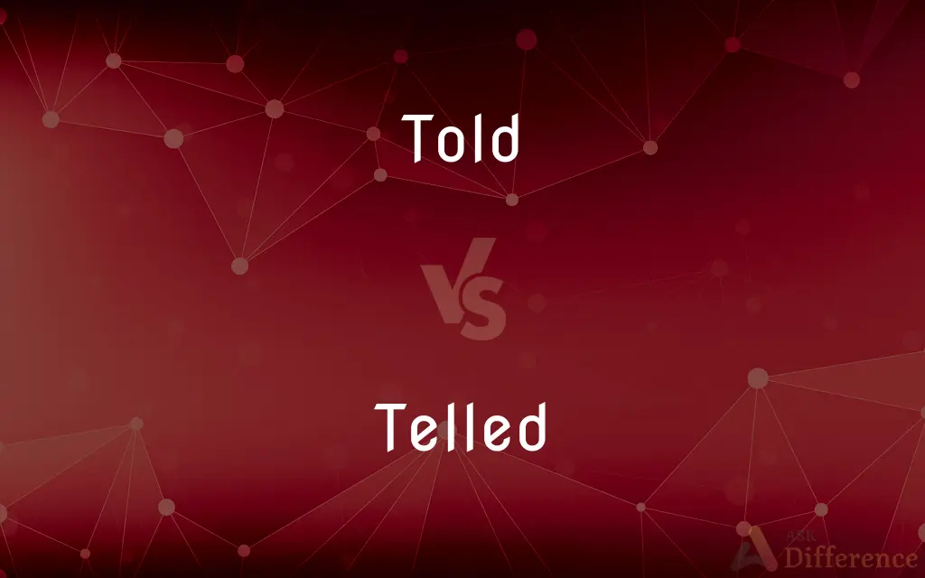 Told vs. Telled — What's the Difference?