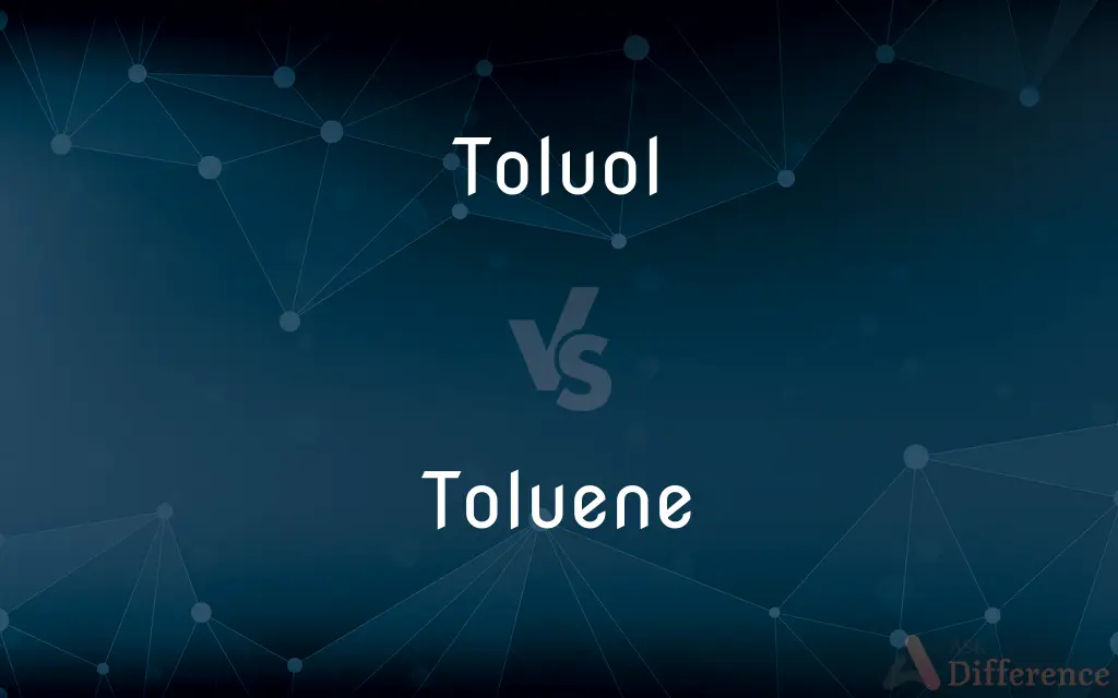 Toluol vs. Toluene — What's the Difference?