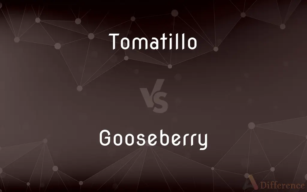 Tomatillo vs. Gooseberry — What's the Difference?