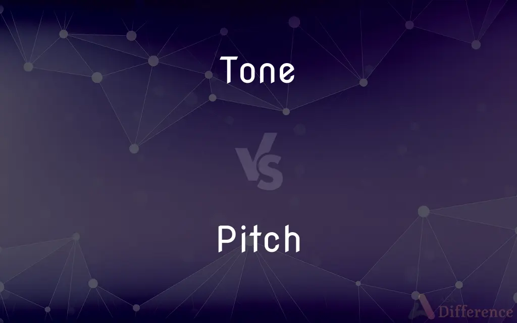Tone vs. Pitch — What's the Difference?