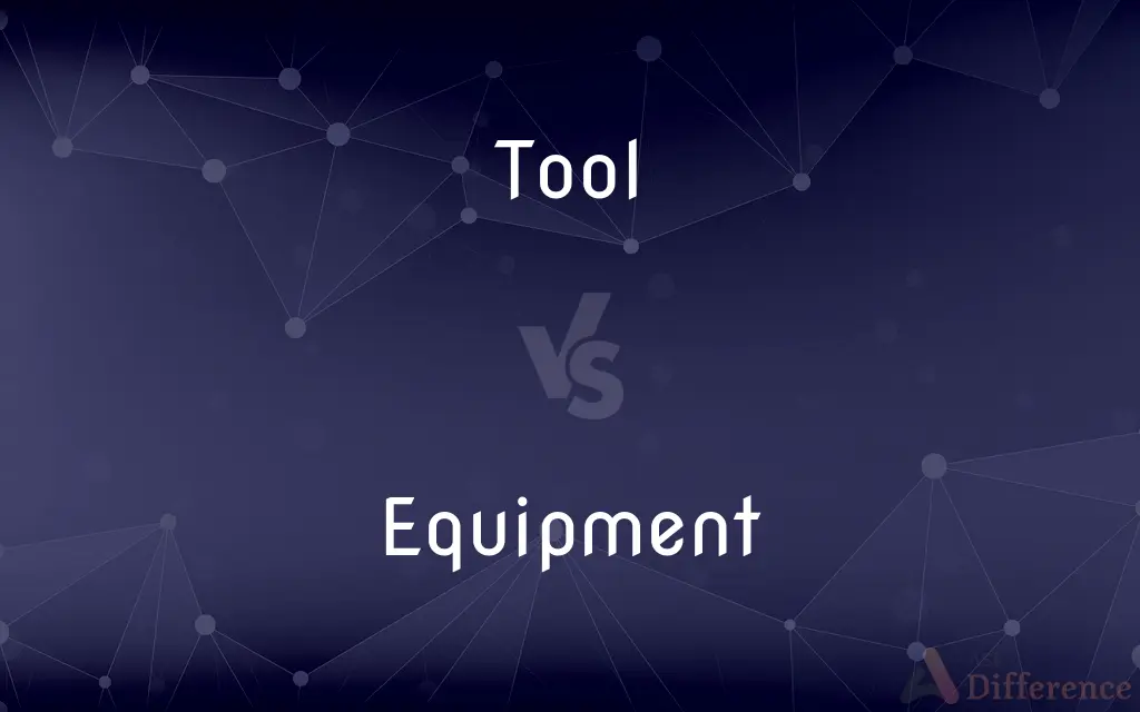 Tool vs. Equipment — What's the Difference?