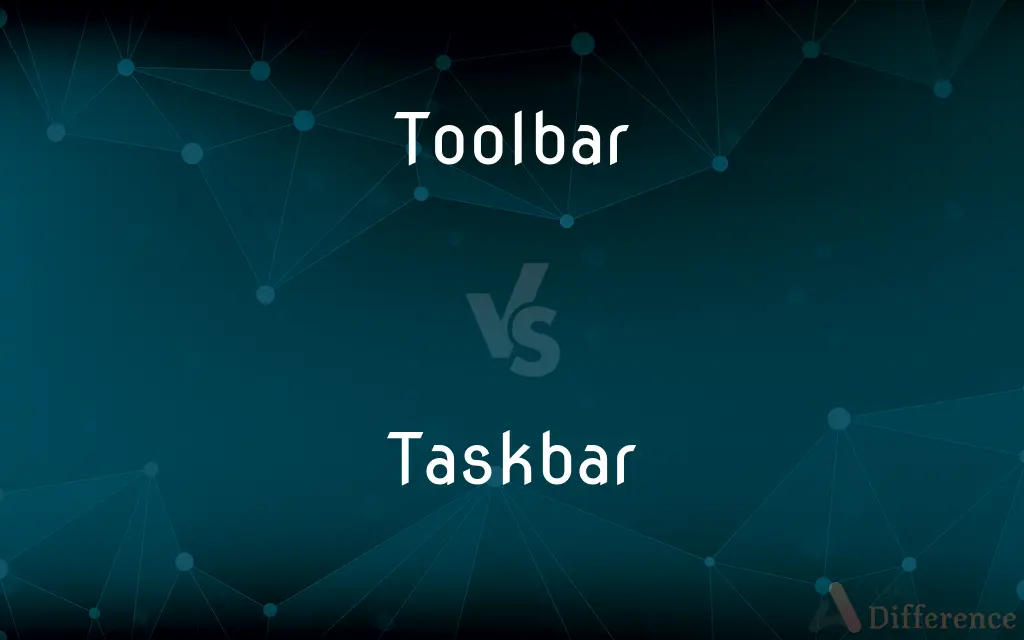 Toolbar vs. Taskbar — What's the Difference?