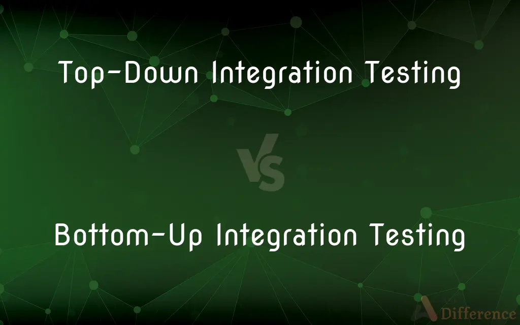 Top-Down Integration Testing vs. Bottom-Up Integration Testing — What's the Difference?