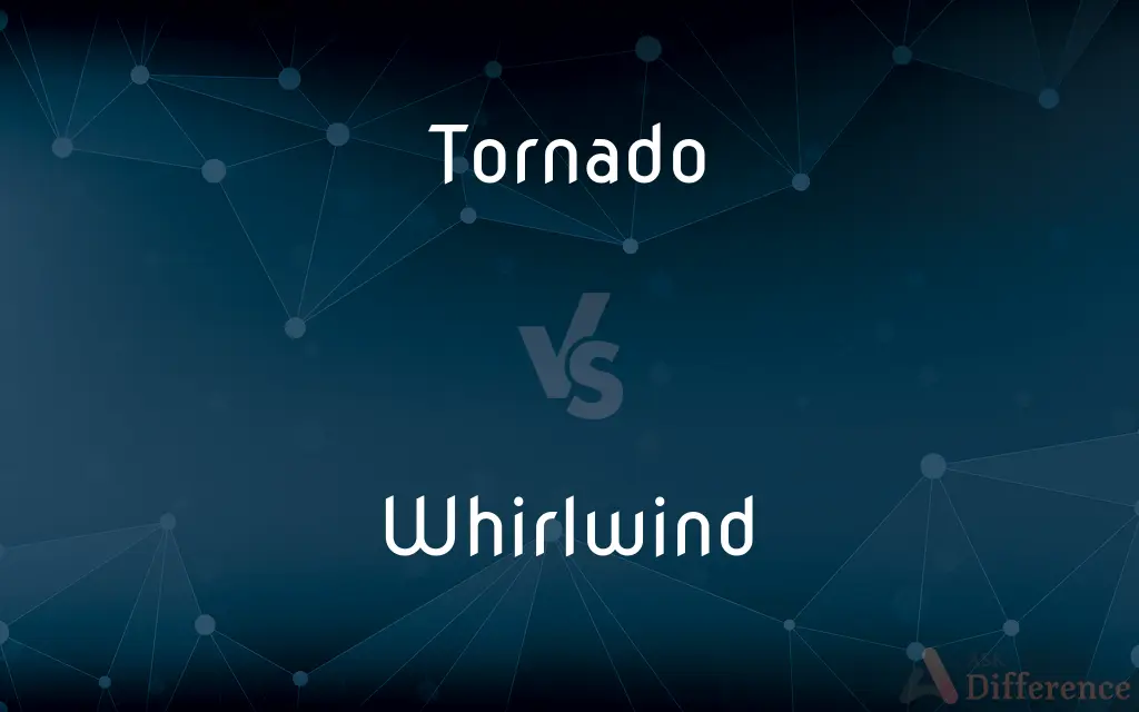 Tornado vs. Whirlwind — What's the Difference?