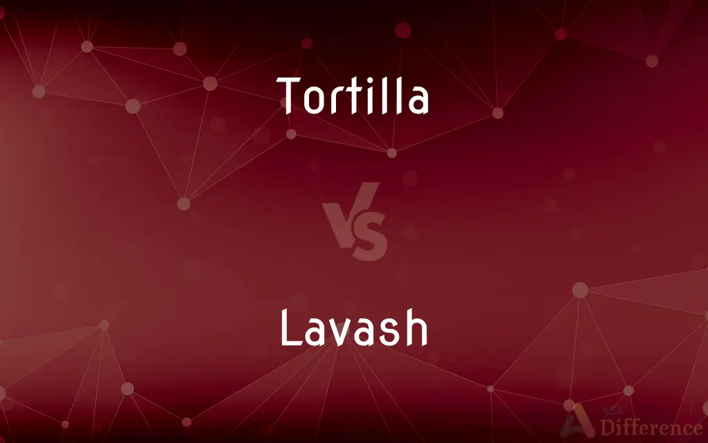 Tortilla vs. Lavash — What's the Difference?
