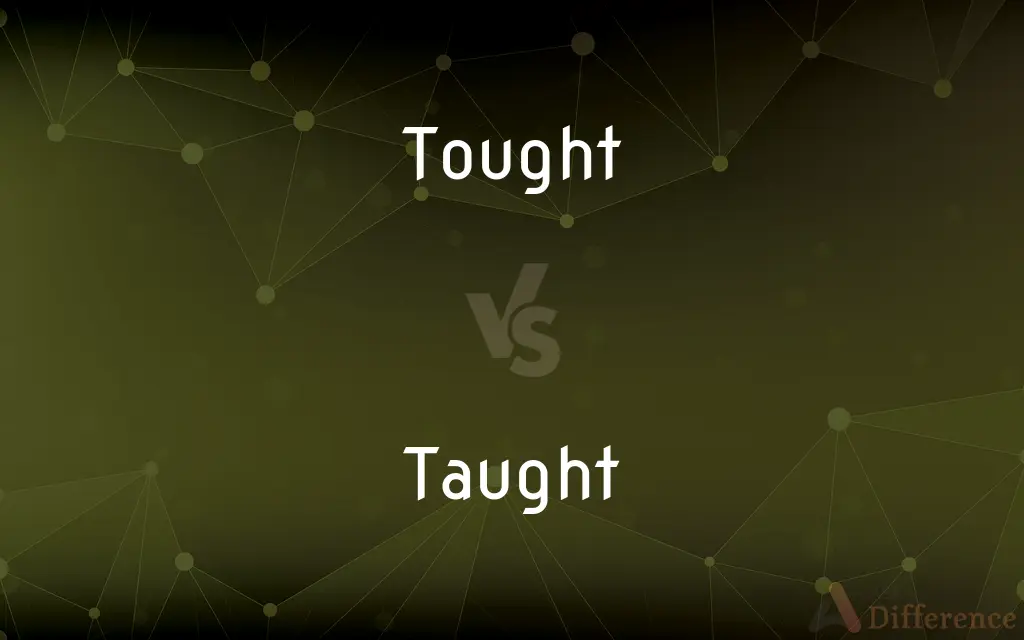 Tought vs. Taught — Which is Correct Spelling?