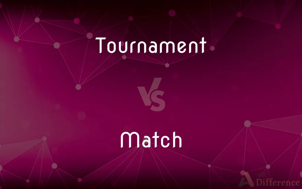 Tournament vs. Match — What's the Difference?