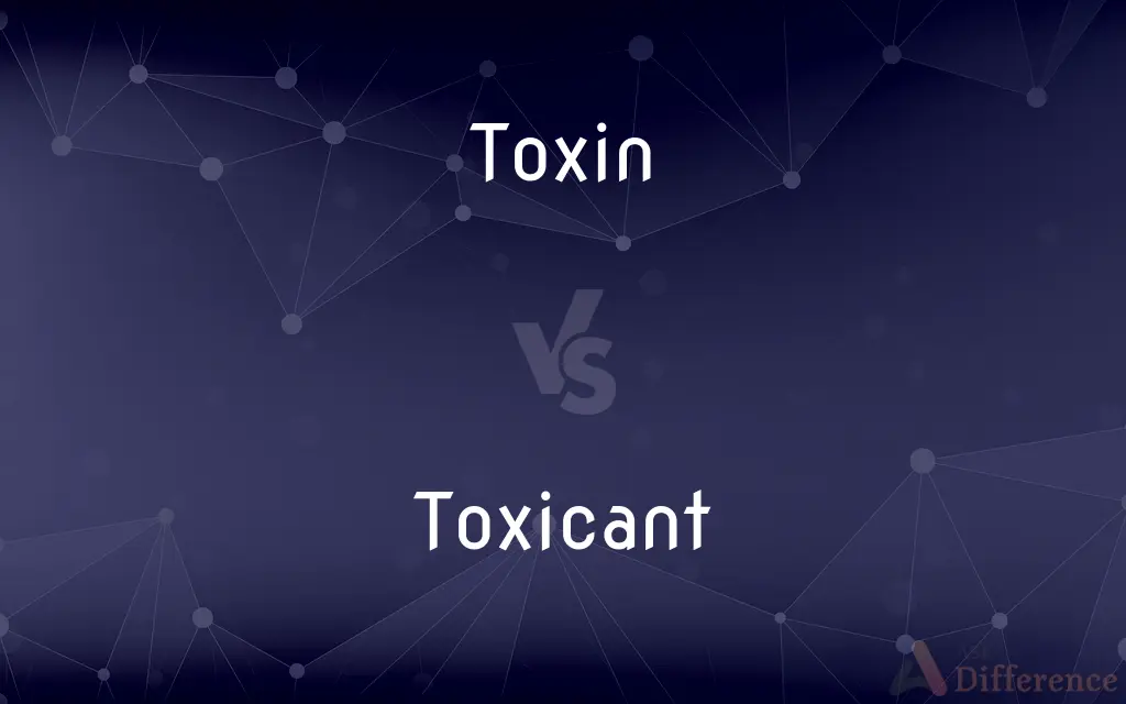 Toxin vs. Toxicant — What's the Difference?