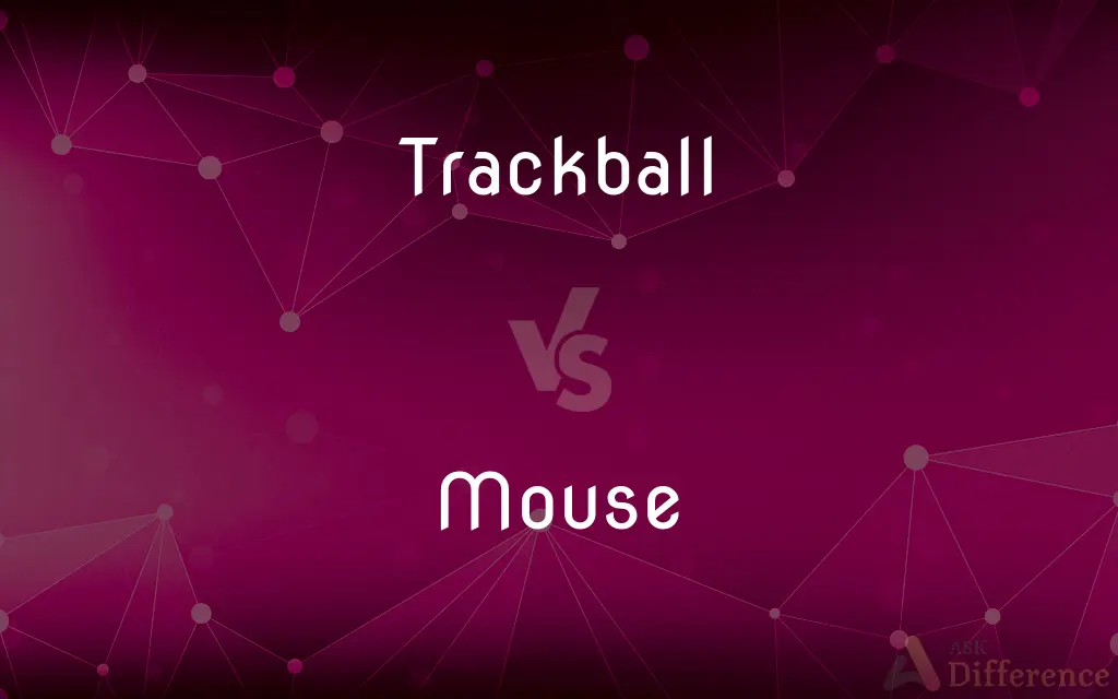 Trackball vs. Mouse — What's the Difference?