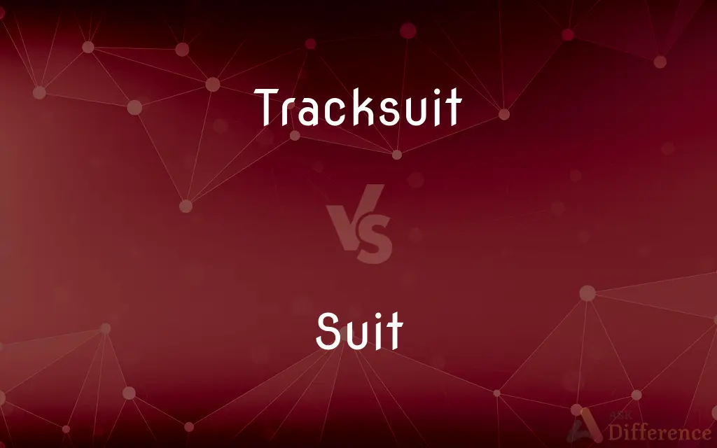Tracksuit vs. Suit — What's the Difference?