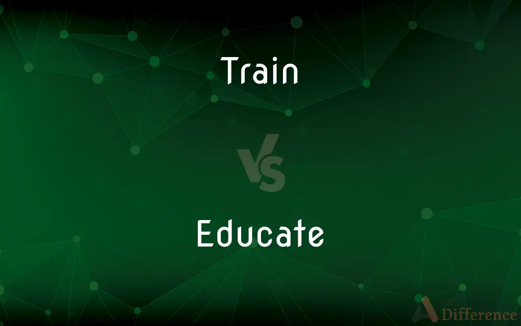 Train vs. Educate — What's the Difference?
