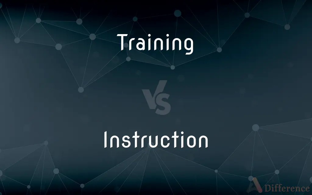 Training vs. Instruction — What's the Difference?