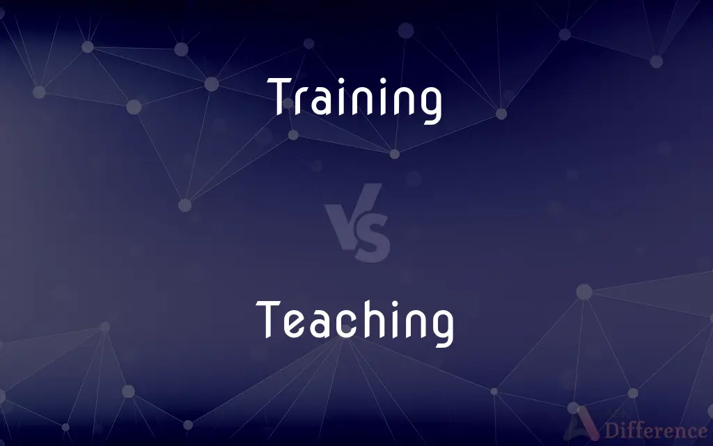 Training vs. Teaching — What's the Difference?