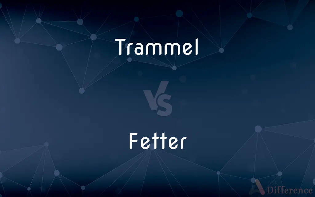 Trammel vs. Fetter — What's the Difference?