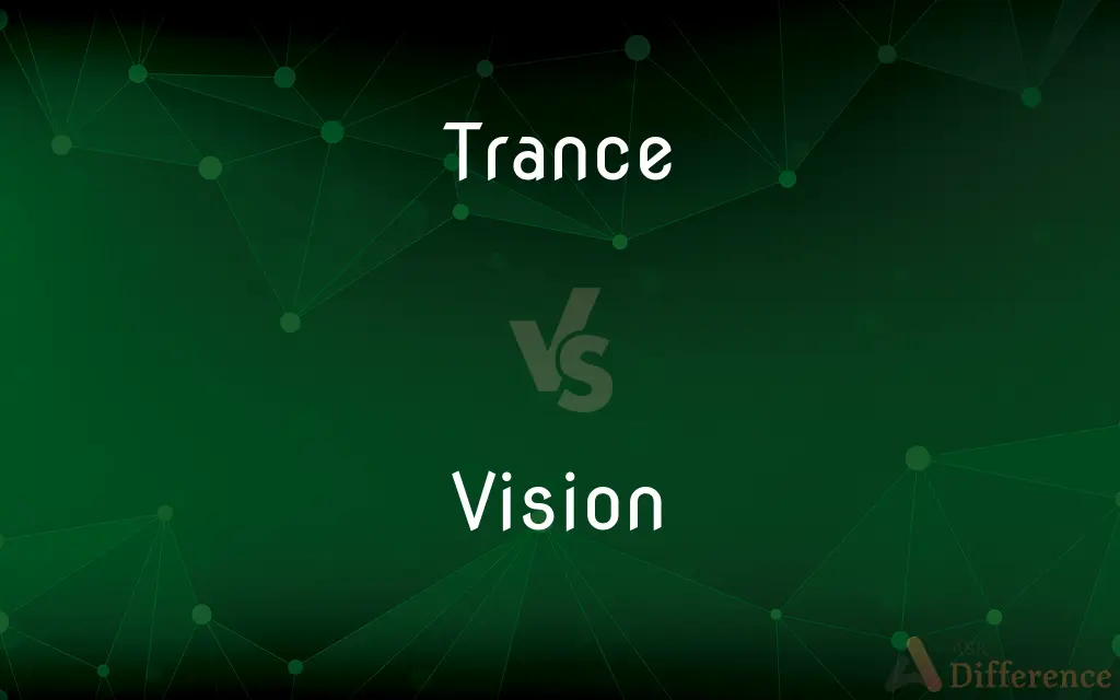 Trance vs. Vision — What's the Difference?
