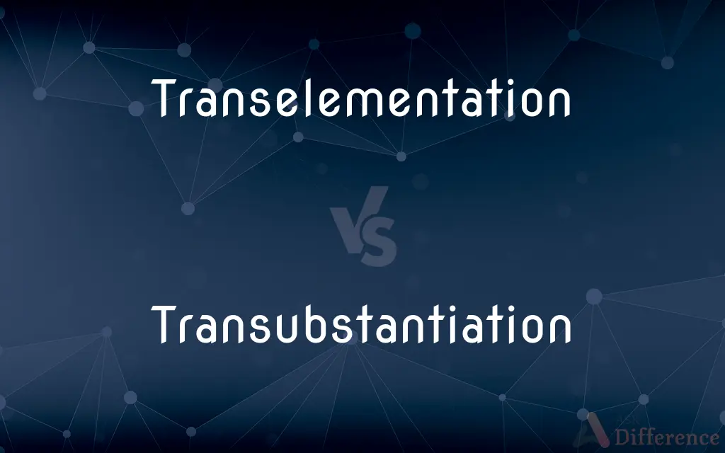 Transelementation vs. Transubstantiation — What's the Difference?