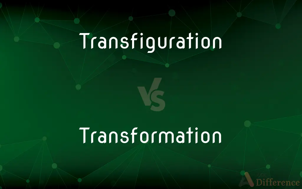 Transfiguration vs. Transformation — What's the Difference?