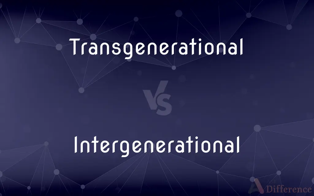 Transgenerational vs. Intergenerational — What's the Difference?