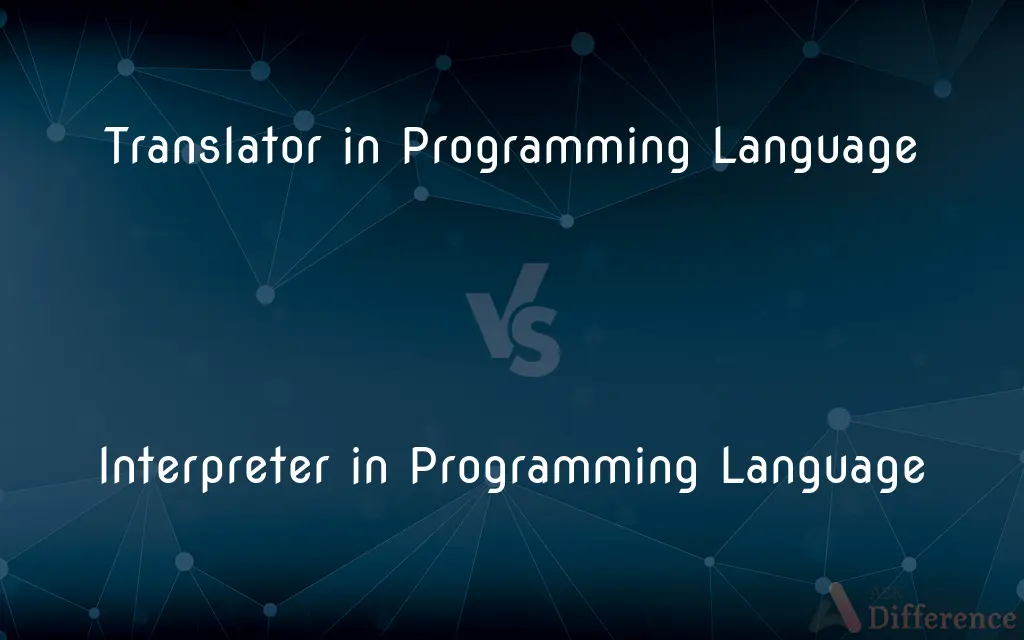 Translator in Programming Language vs. Interpreter in Programming Language — What's the Difference?
