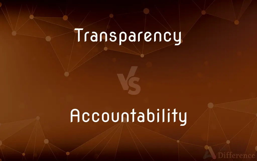 Transparency vs. Accountability — What's the Difference?