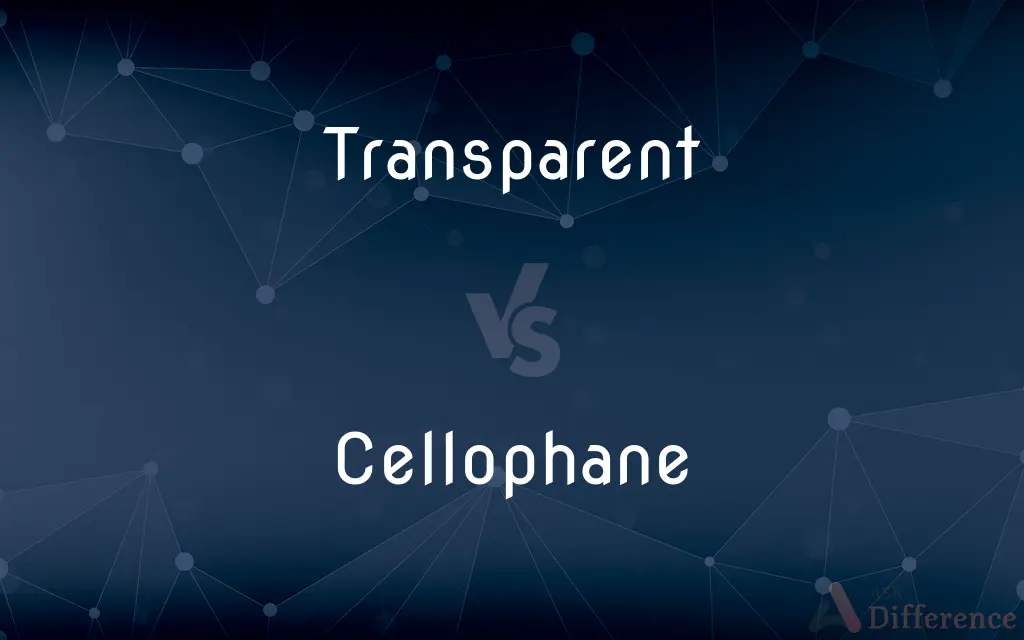 Transparent vs. Cellophane — What's the Difference?