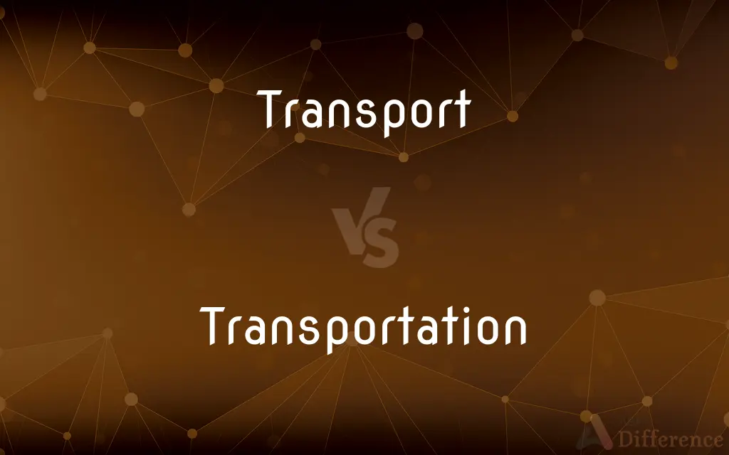 Transport vs. Transportation — What's the Difference?