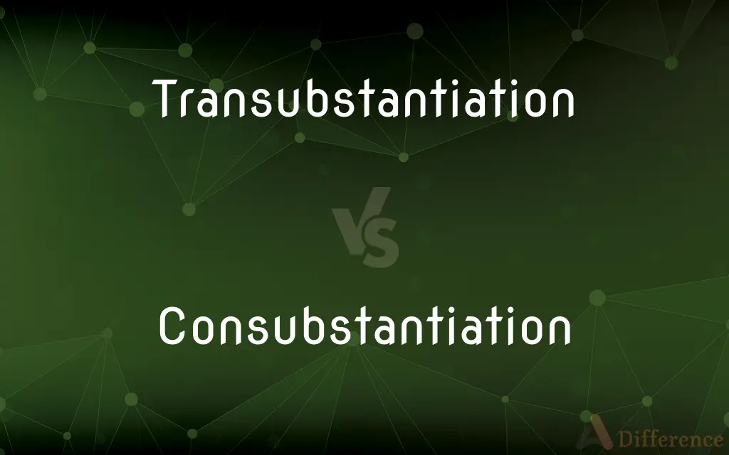 Transubstantiation vs. Consubstantiation — What's the Difference?