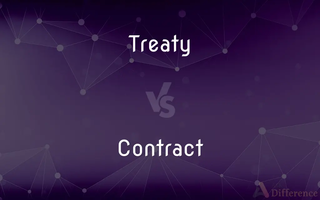 Treaty vs. Contract — What's the Difference?