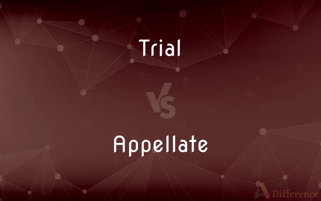 Trial vs. Appellate — What's the Difference?