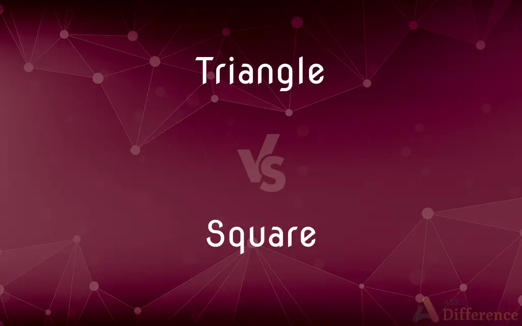 Triangle vs. Square — What's the Difference?