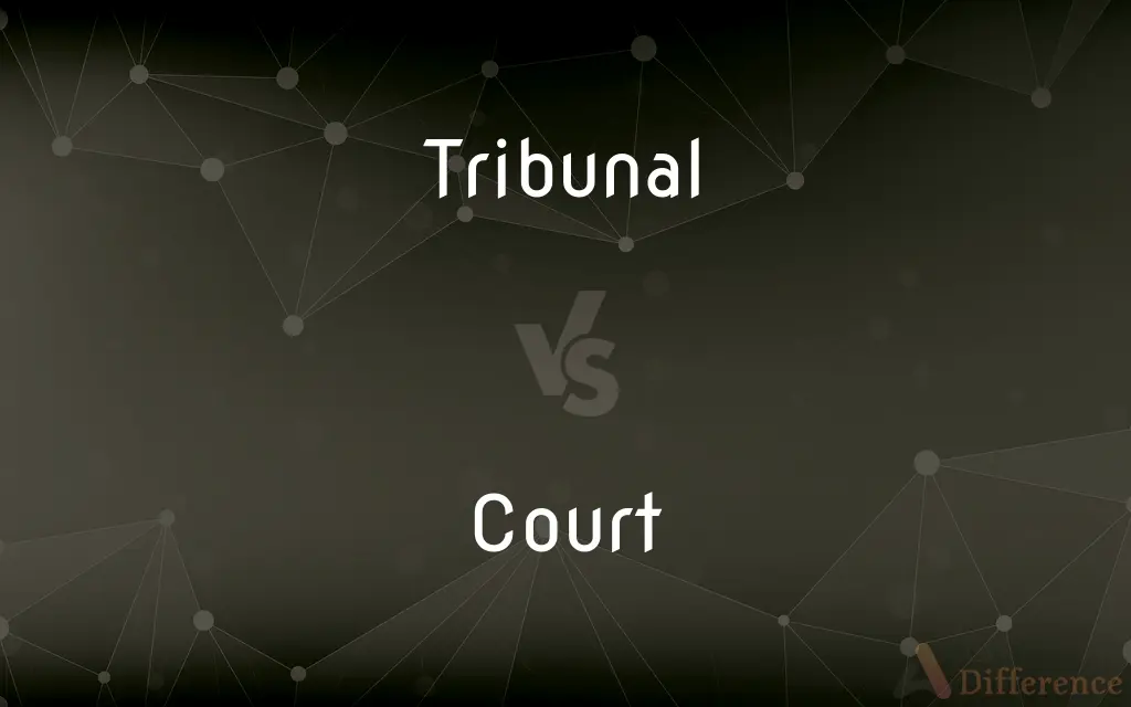 Tribunal vs. Court — What's the Difference?