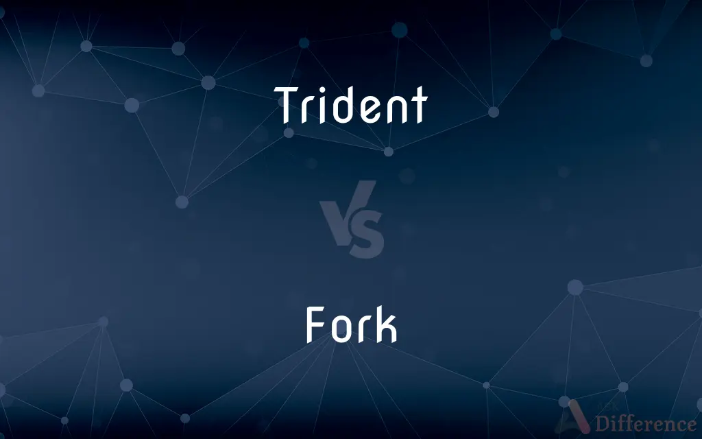Trident vs. Fork — What's the Difference?