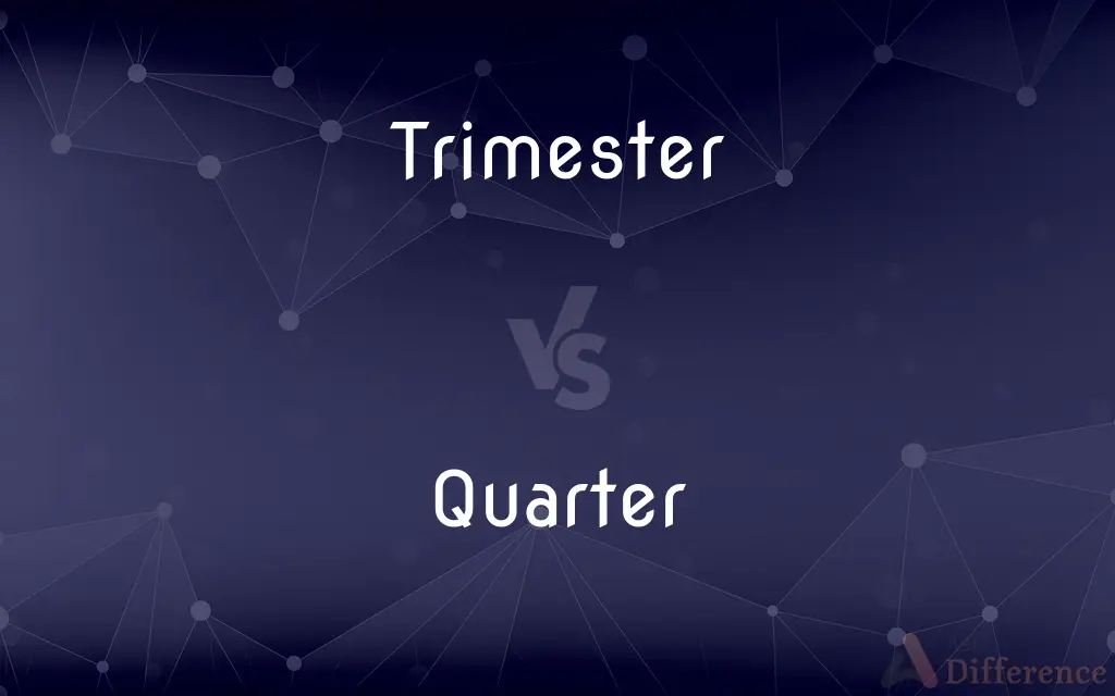 Trimester vs. Quarter — What's the Difference?