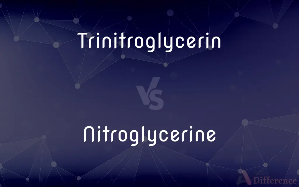 Trinitroglycerin vs. Nitroglycerine