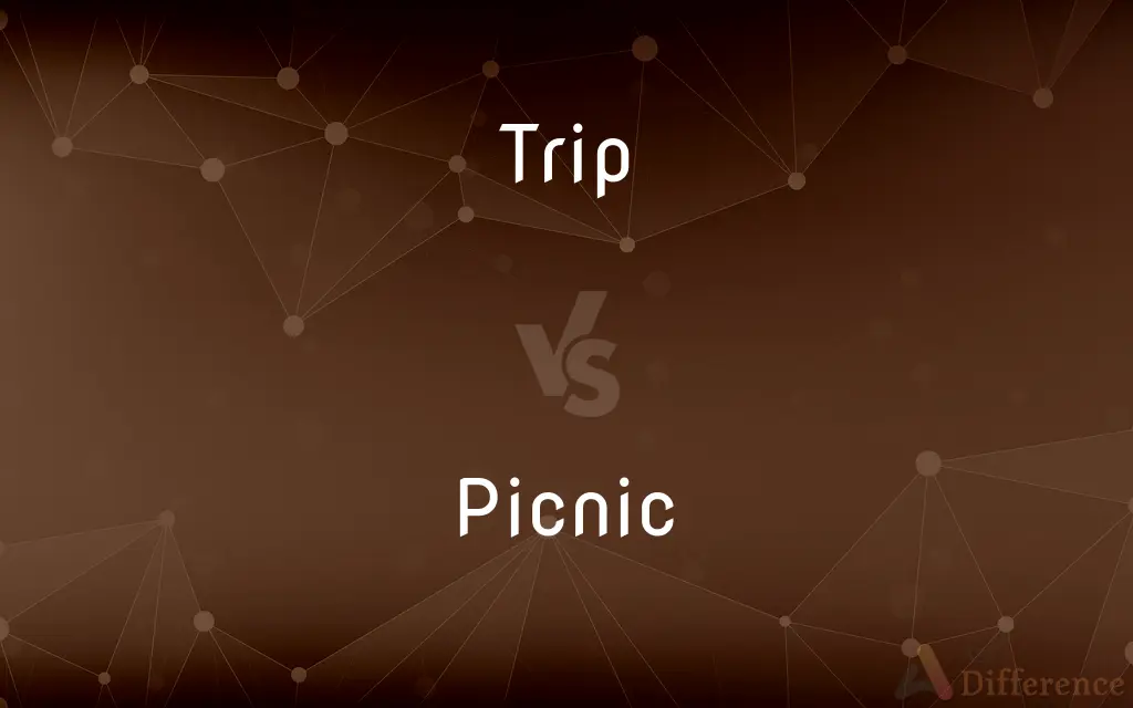 Trip vs. Picnic — What's the Difference?