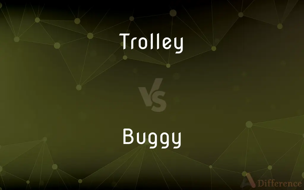 Trolley vs. Buggy — What's the Difference?