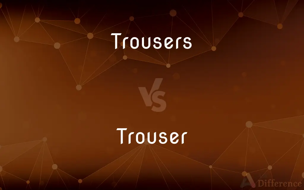 Trousers vs. Trouser — What's the Difference?