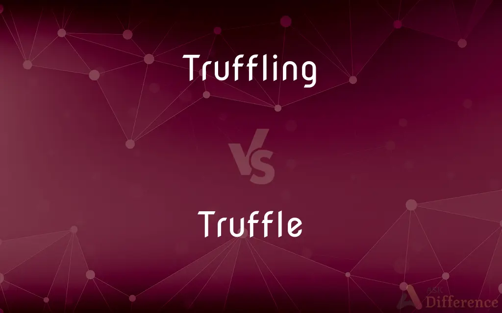 Truffling vs. Truffle — What's the Difference?