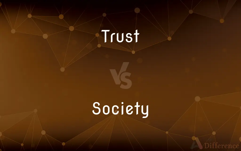 Trust vs. Society — What's the Difference?